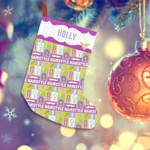 Petite Chaussette De Noël Occupation de la liste de cheveux   Parties scinti