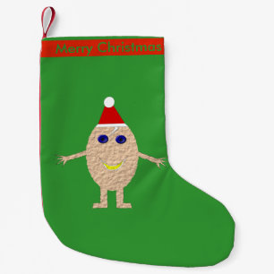 Petite Chaussette De Noël Oeuf de Noël amusant Stocker personnalisé
