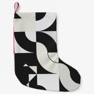 Petite Chaussette De Noël OEuvre de composition Bauhaus réalisée avec l'ele 