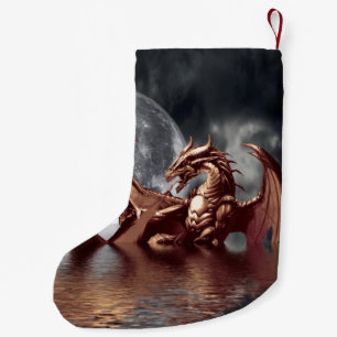 Petite Chaussette De Noël Oeuvre d'Imaginaire Dragon & Lune