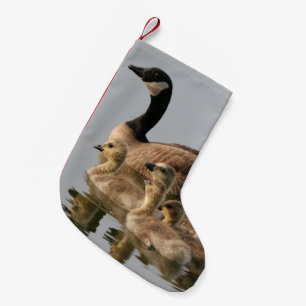 Petite Chaussette De Noël Oie de mère et ses oisons