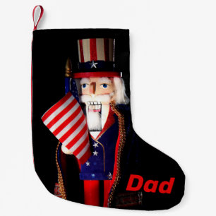 Petite Chaussette De Noël Oncle personnalisé Sam Nutcracker