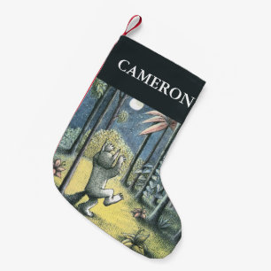 Petite Chaussette De Noël Où Sont Les Choses Sauvages Ajouter Votre Nom