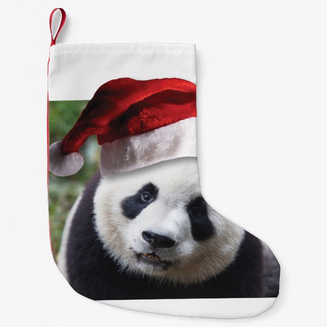 Petite Chaussette De Noël Ours de panda Noël (Devant)