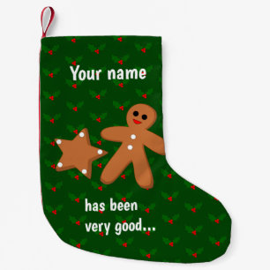 Petite Chaussette De Noël Pain d'épices et étoile lebkuchen - personnalisez 