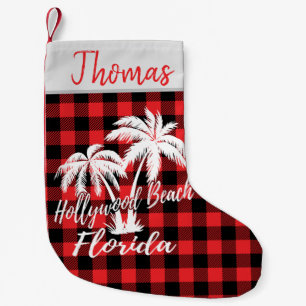 Petite Chaussette De Noël Palmiers de Floride
