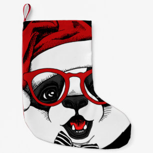 Petite Chaussette De Noël panda mignon drôle à Noël