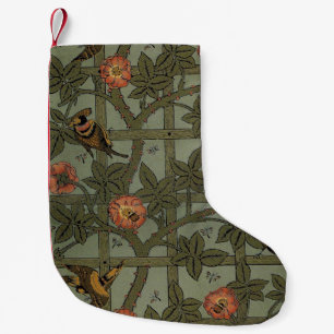 Petite Chaussette De Noël Papier peint en treillis de William Morris