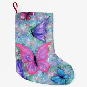 Petite Chaussette De Noël Papillon coloré Noël Stocker