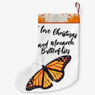 Petite Chaussette De Noël Papillon monarque