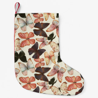 Petite Chaussette De Noël Papillons tropicaux : Motif imperméable.