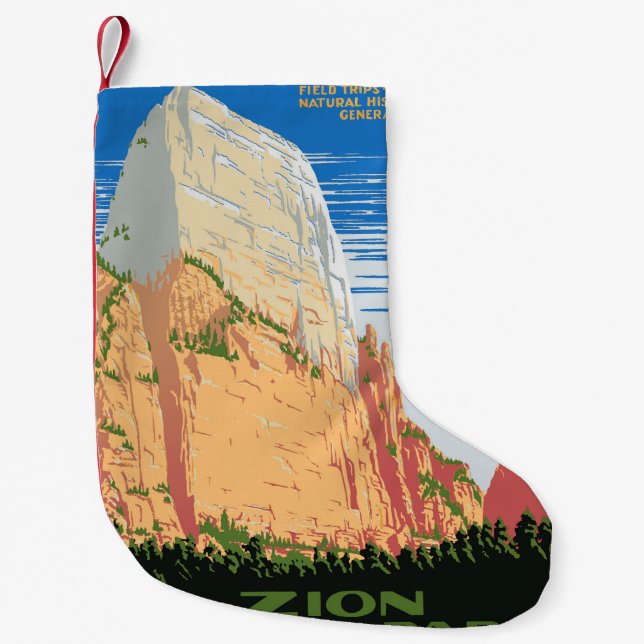 Petite Chaussette De Noël Parc national de Zion (Devant)