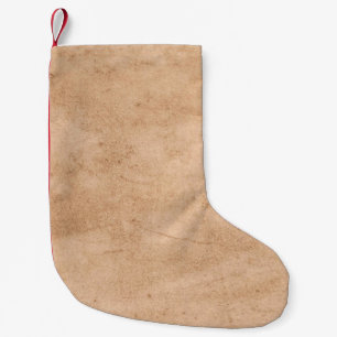 Petite Chaussette De Noël Parchemin de papier vieilli texture