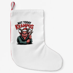Petite Chaussette De Noël Pas aujourd'hui Krampus Méchant Krampus Noël