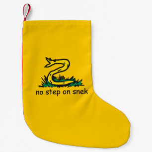 Petite Chaussette De Noël Pas de pas sur les mèmes de serpent Gadsden parodi