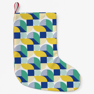 Petite Chaussette De Noël Patters bleus