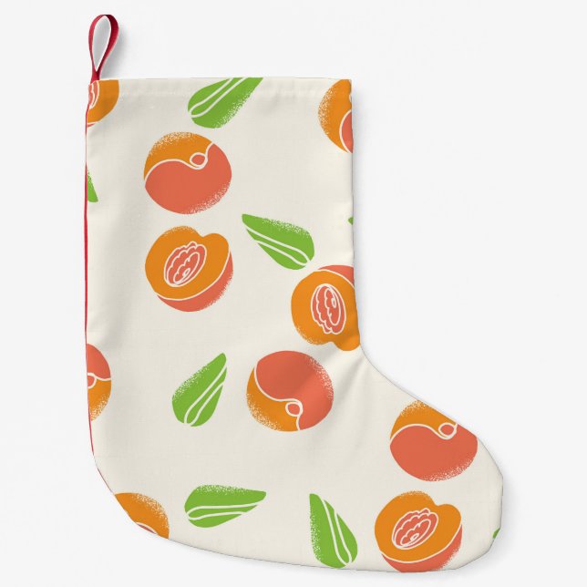 Petite Chaussette De Noël Peachy Keen : Élégance transparente (Devant)