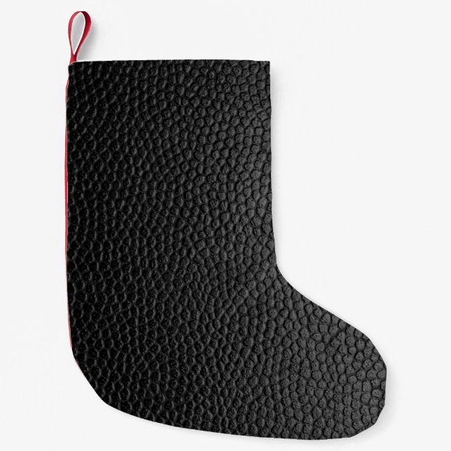 Petite Chaussette De Noël peau noire peau texture peau (Devant)