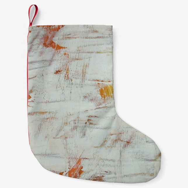 Petite Chaussette De Noël peinture Abstraite artabstract, art, arrière - pla (Devant)