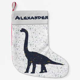 Petite Chaussette De Noël Peinture de Brachiosaurus