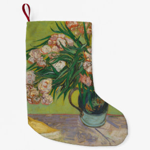 Petite Chaussette De Noël Peinture de fleurs d'oléandre de Vincent Van Gogh