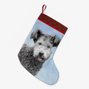 Petite Chaussette De Noël Peinture sur poignets - Cute art original sur chie