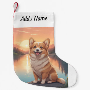 Petite Chaussette De Noël Pembroke Welsh Corgi Chien