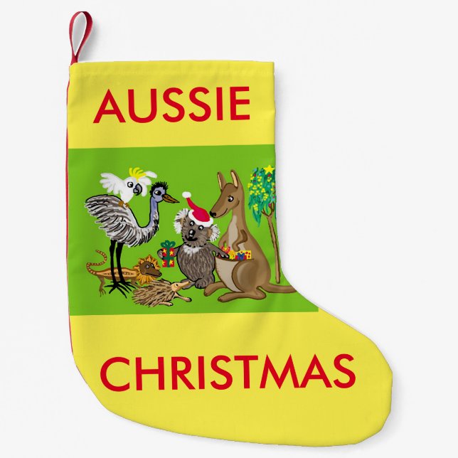 Petite Chaussette De Noël Père Noël koala (Devant)