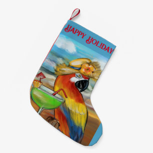 Petite Chaussette De Noël Perroquets de fête