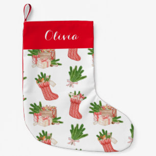 Petite Chaussette De Noël Petit Stocking de Noël personnalisé