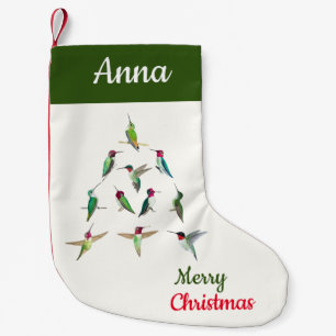 Petite Chaussette De Noël Petite réserve de Noël des colibris