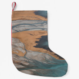 PETITE CHAUSSETTE DE NOËL PHOTOGRAPHIE DU PAYSAGE DES MONTAGNES