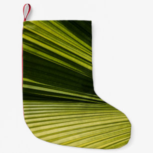 Petite Chaussette De Noël Photographie macro de la feuille verte