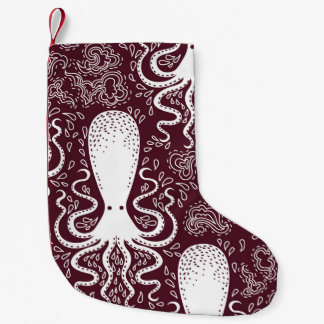 Petite Chaussette De Noël Pieuvre vintage : Splendor Motif sous-marin