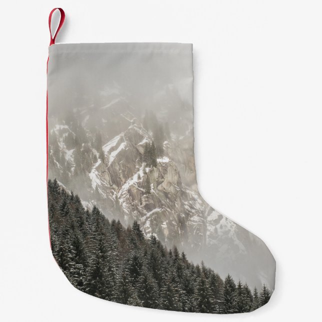 PETITE CHAUSSETTE DE NOËL PINS VERTS (Devant)