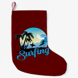 Petite Chaussette De Noël Plage de surf