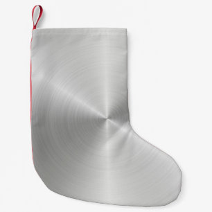 Petite Chaussette De Noël Plaques circulaires fer métallique