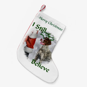 Petite Chaussette De Noël Pointeur court allemand Noël