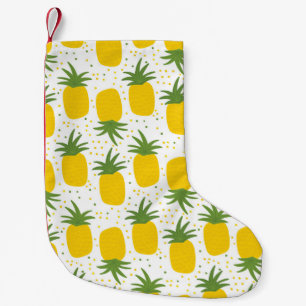 Petite Chaussette De Noël Points d'ananas : Conception de fruits d'été