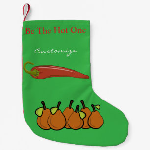 Petite Chaussette De Noël Poires et chili chaud Thunder_Cove