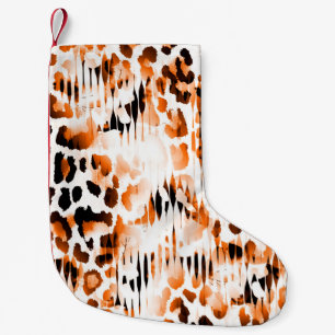 Petite Chaussette De Noël Posters de animaux africains. Motif naturel vintag