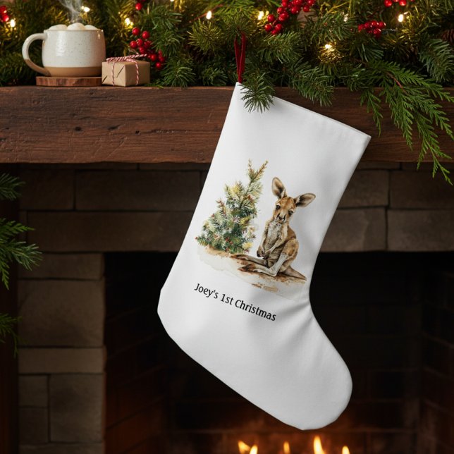 Petite Chaussette De Noël Premier Noël de Joey, coutume (Créateur téléchargé)