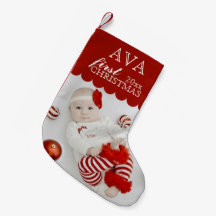 PREMIÈRE PHOTO DE Noël DU Bébé STOCKING
