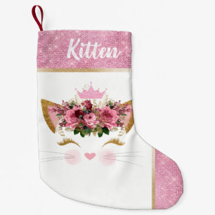Petite Chaussette De Noël Princesse Kitty Custom Christmas Stocking