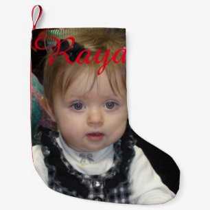 Petite Chaussette De Noël Prise de bébé personnalisée