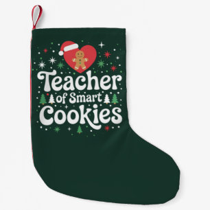 Petite Chaussette De Noël Professeur de Noël de cookies intelligents 