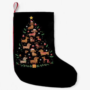 Petite Chaussette De Noël Propriétaire de chiens amateur de chien teckel arb