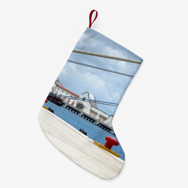 Petite Chaussette De Noël Quai de Cozumel (Devant (Accrochage))