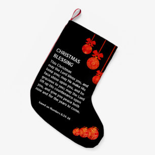Petite Chaussette De Noël QUE L'Éternel TE BÉNISSE Numéros 6