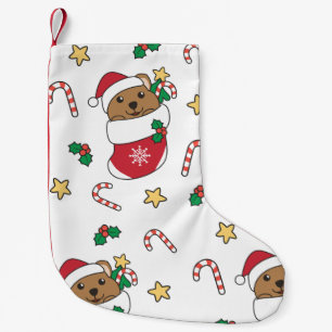 Petite Chaussette De Noël Quokka Noël Neige Animaux d'hiver Quokkas